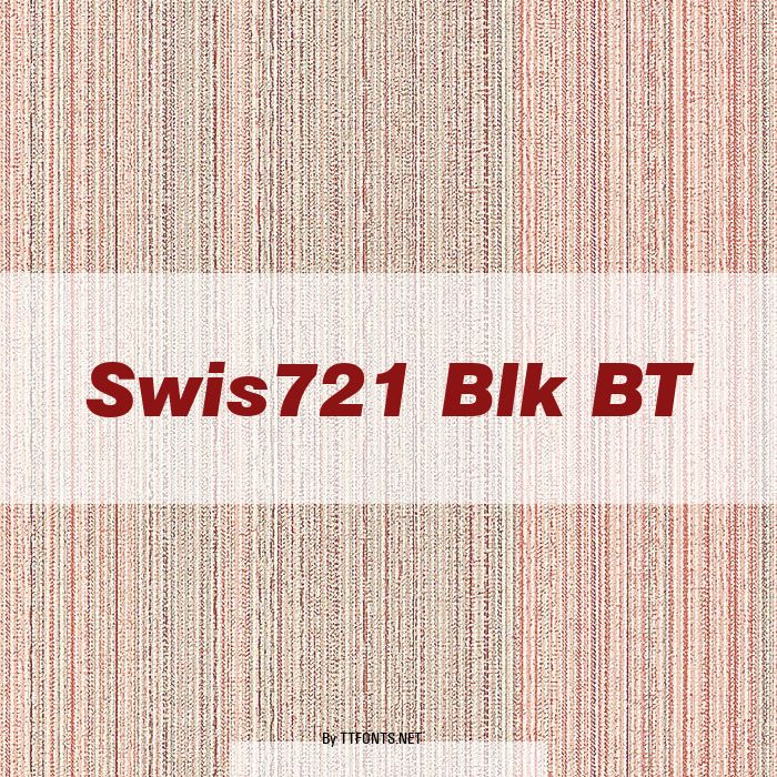 Swis721 Blk BT example